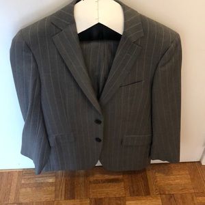 Brooks Brothers-Men’s Gray Pinstripe Suit